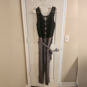 Anthropologie lace jumpsuit